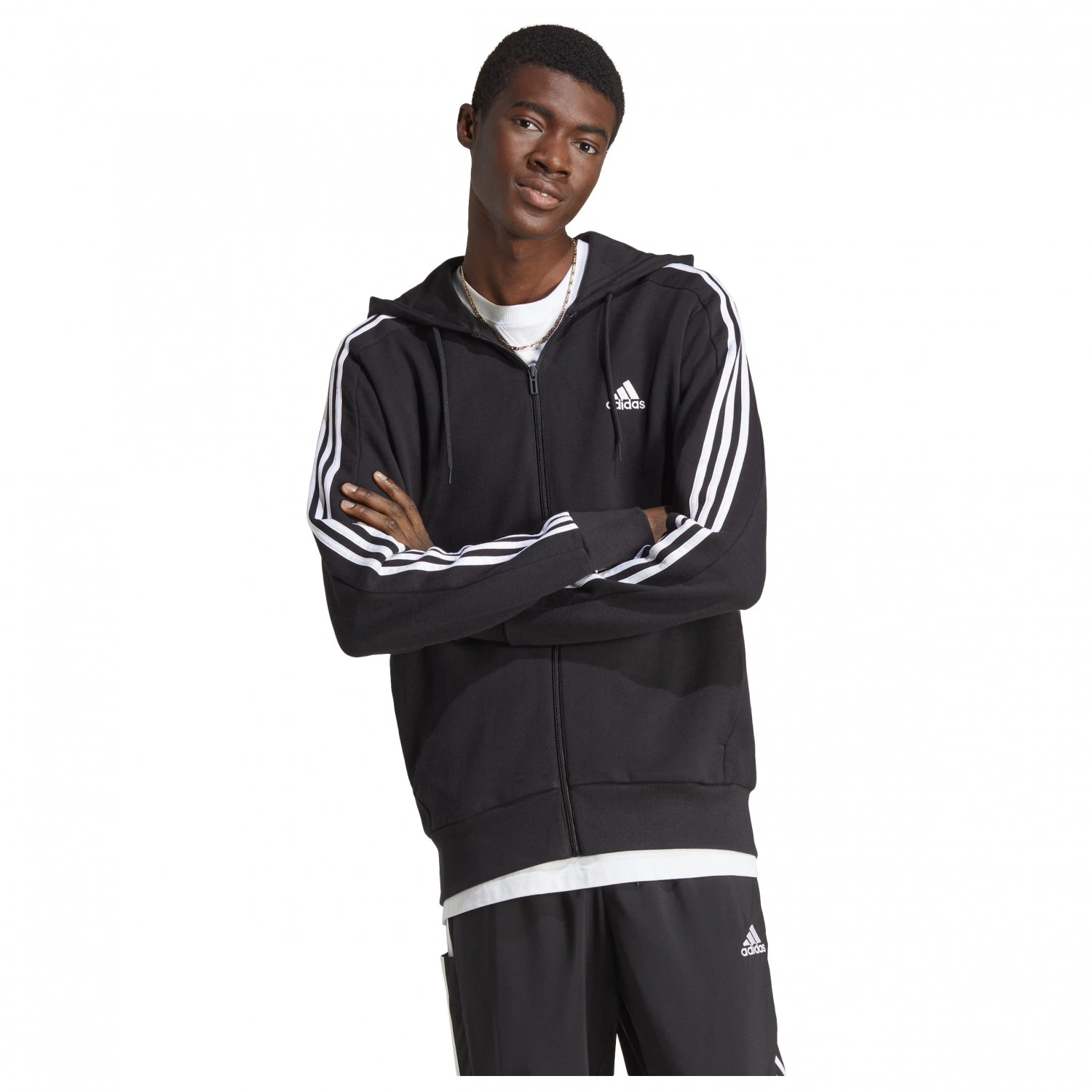 ADIDAS 3-Stripes FT Full Zip Hoody - Hoodie 7 ADIDAS 3-Stripes FT Full Zip Hoody - Hoodie - Image 7