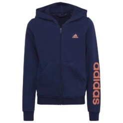 ADIDAS Girl's Essentials LIN Full Zip Hoody - Hoodie