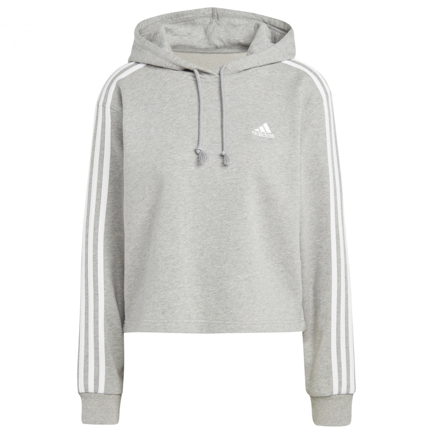 ADIDAS Women's 3-Stripes FT CR Hoody - Hoodie 1 ADIDAS Women's 3-Stripes FT CR Hoody - Hoodie