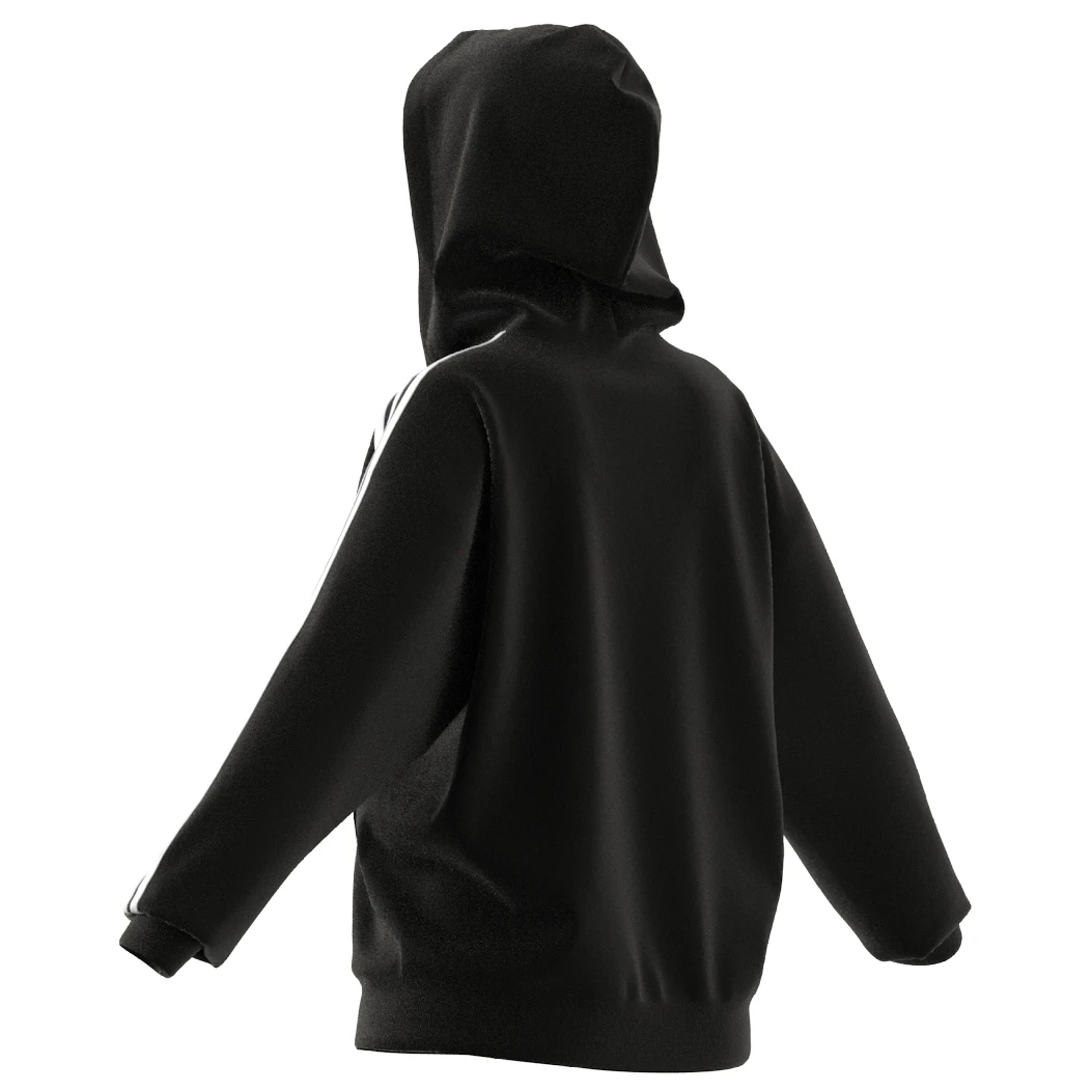 ADIDAS Women's 3-Stripes FT Full Zip O Hoodie - Hoodie 3 ADIDAS Women's 3-Stripes FT Full Zip O Hoodie - Hoodie - Image 3