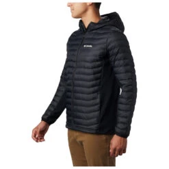 Columbia Powder Pass Hooded Jacket - Synthetic Jacket -Outdoor Wear Store columbia powder pass hooded jacket synthetic jacket detail 6
