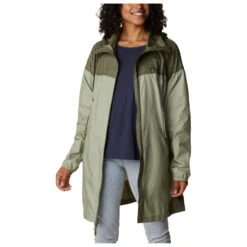 Columbia Women's Flash Challenger Long Windbreaker - Coat 9 Columbia Women's Flash Challenger Long Windbreaker - Coat -Outdoor Wear Store columbia womens flash challenger long windbreaker coat detail 4