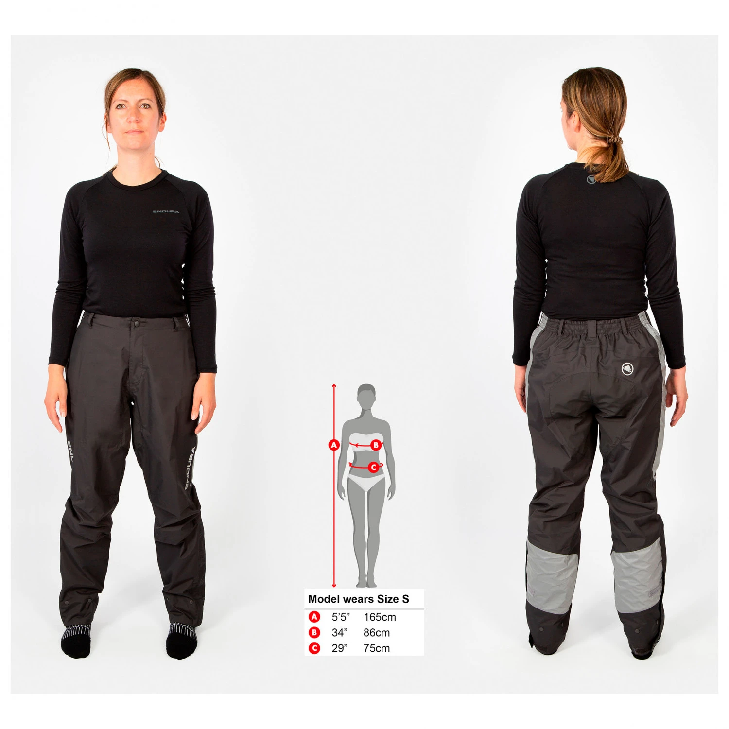 Endura Women's Urban Luminite Waterproof Trousers II - Cycling Bottoms 3 Endura Women's Urban Luminite Waterproof Trousers II - Cycling Bottoms - Image 3