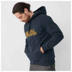 FJÄLLRÄVEN Fjällräven Logo Hoodie - Hoodie -Outdoor Wear Store fjaellraeven fjaellraeven logo hoodie hoodie detail 5