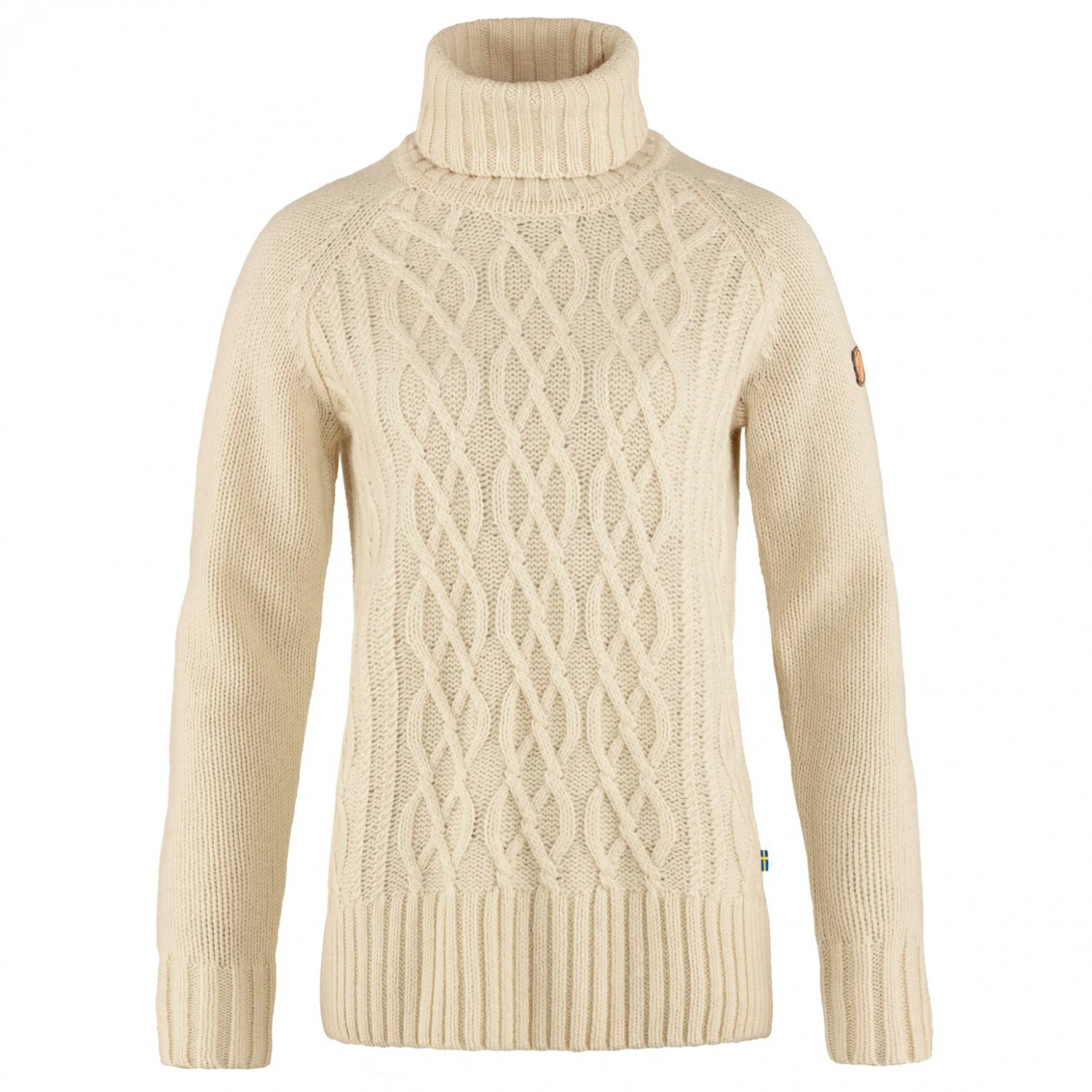 FJÄLLRÄVEN Women's Övik Cable Knit Roller Neck - Wool Jumper 2 FJÄLLRÄVEN Women's Övik Cable Knit Roller Neck - Wool Jumper - Image 2
