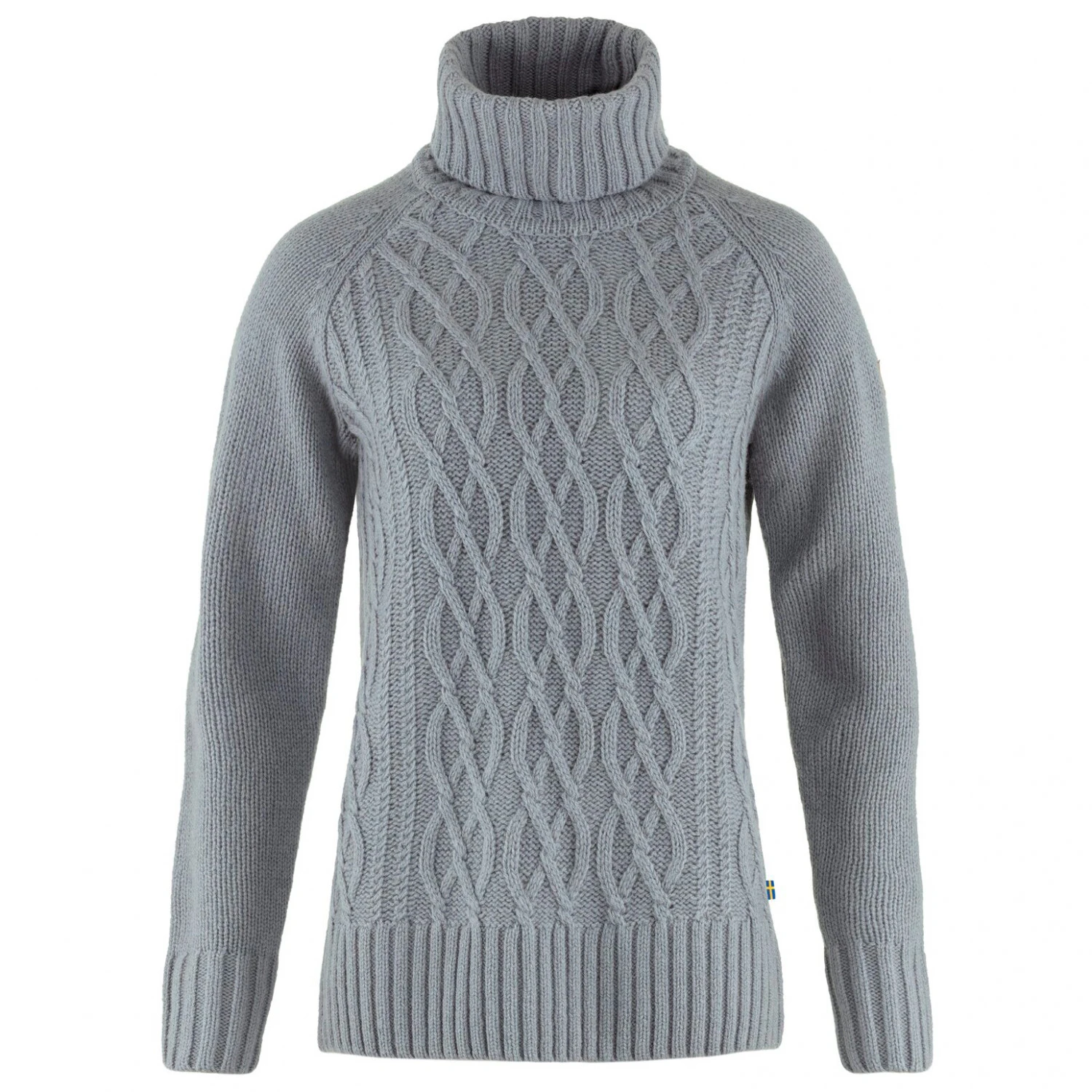 FJÄLLRÄVEN Women's Övik Cable Knit Roller Neck - Wool Jumper 1 FJÄLLRÄVEN Women's Övik Cable Knit Roller Neck - Wool Jumper