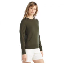 Icebreaker Women's Wilcox L/S Sweater - Merino Jumper -Outdoor Wear Store icebreaker womens wilcox l s sweater merino jumper detail 3