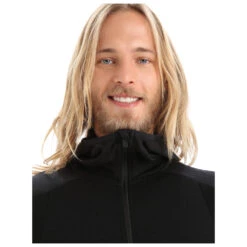 Icebreaker Zoneknit L/S Zip Hoodie - Merino Hoodie -Outdoor Wear Store icebreaker zoneknit l s zip hoodie merino hoodie detail 6