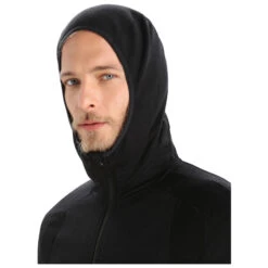 Icebreaker Zoneknit L/S Zip Hoodie - Merino Hoodie -Outdoor Wear Store icebreaker zoneknit l s zip hoodie merino hoodie detail 7