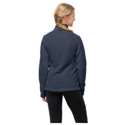 Jack Wolfskin Women's Kiruna Jacket - Fleece Jacket -Outdoor Wear Store jack wolfskin womens kiruna jacket fleece jacket detail 3