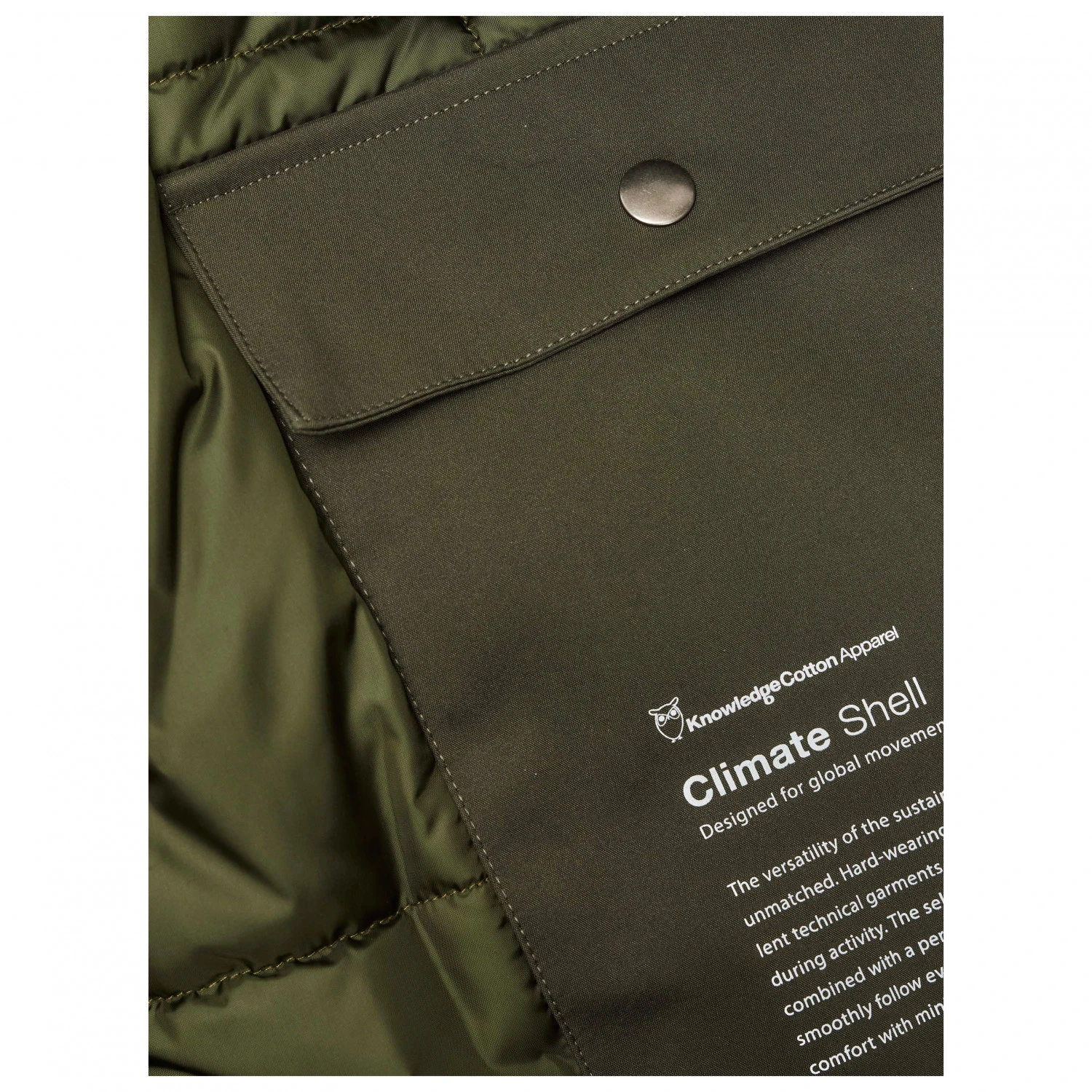 KnowledgeCotton Apparel Long Soft Shell Jacket Climate Shell - Coat 5 KnowledgeCotton Apparel Long Soft Shell Jacket Climate Shell - Coat - Image 5
