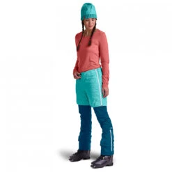 Ortovox Women's Swisswool Piz Boè Shorts - Synthetic Trousers -Outdoor Wear Store ortovox womens swisswool piz boe shorts synthetic trousers bf detail 4