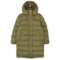 Women's Hooded Puffer Coat - Coat