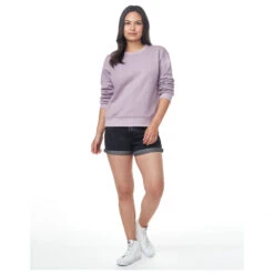 Tentree Women's Treefleece Boyfriend Crew - Jumper 5 Tentree Women's Treefleece Boyfriend Crew - Jumper -Outdoor Wear Store tentree womens treefleece boyfriend crew jumper detail 3