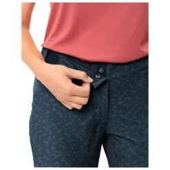 VAUDE Women's Ledro Print Shorts - Cycling Bottoms -Outdoor Wear Store vaude womens ledro print shorts cycling bottoms detail 6