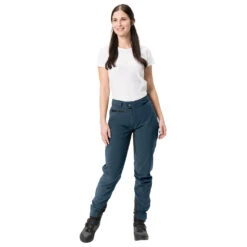 VAUDE Women's Qimsa Softshell Pants II - Cycling Bottoms -Outdoor Wear Store vaude womens qimsa softshell pants ii cycling bottoms detail 7