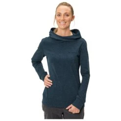 VAUDE Women's Tuenno Pullover - Hoodie -Outdoor Wear Store vaude womens tuenno pullover hoodie detail 3